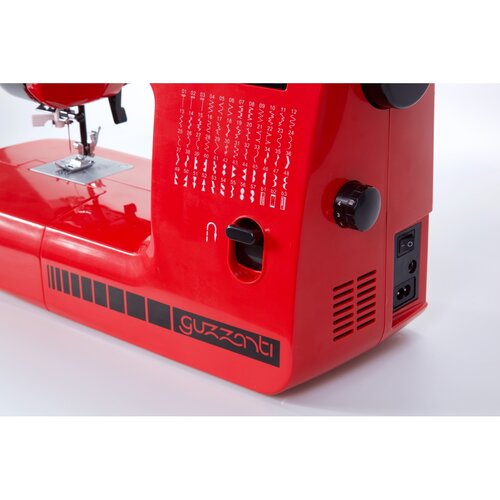 Guzzanti GZ 119 šijací stroj, červená