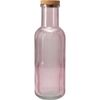 Pitna steklenica s pluto, roza, 1 l