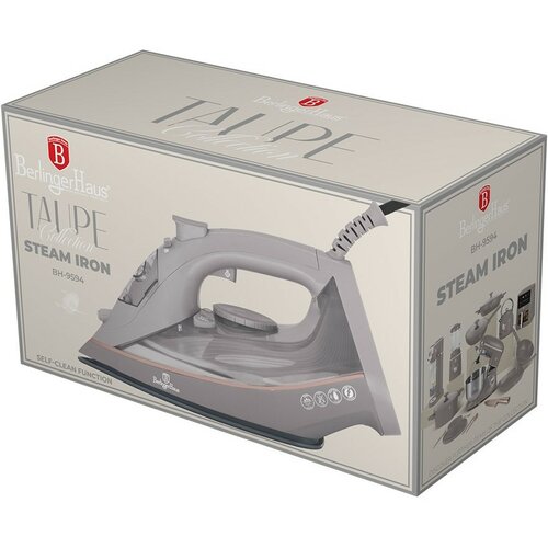 BerlingerHaus Žehlička naparovacia 2200 W Taupe