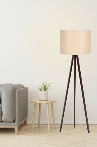 Stojací lampa Tripod Cream Walnut 101
