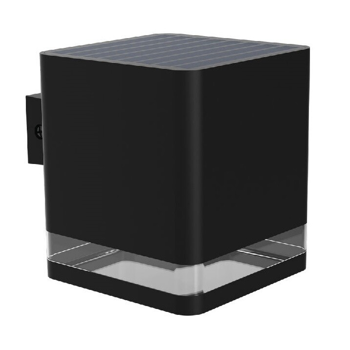 Zewnętrzny kinkiet solarny LED Philips Vironaczarny, 1,8 W, 200 lm, 2700 K