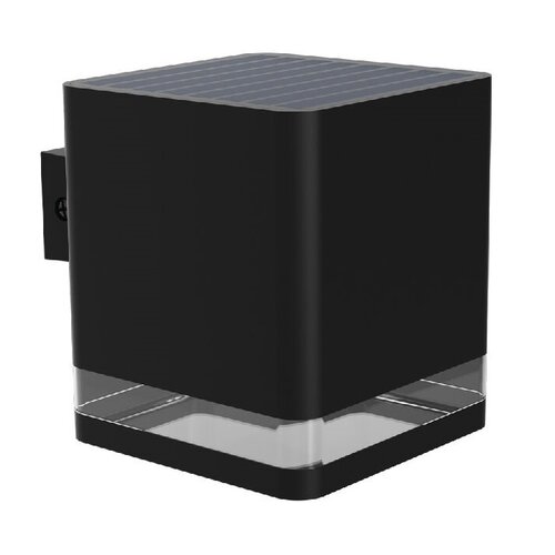 Philips Virona venkovní solární nástěnné LED svítidlo černá, 1,8 W, 200 lm, 2700 K