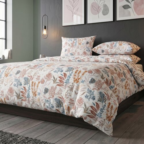 Kvalitex Satin-Bettwäsche Luxury Collection Coral garden, 140 x 200 cm, 70 x 90 cm