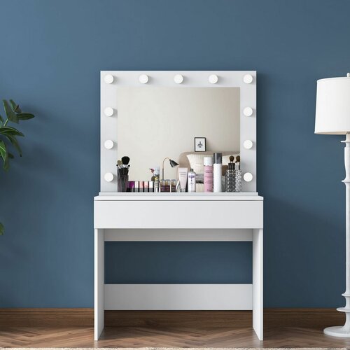 Stolik kosmetyczny Aria White