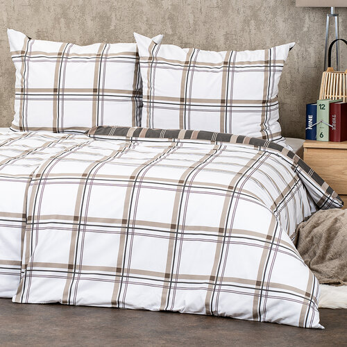 Lenjerie de pat 4Home Scotch, din bumbac, 140 x 200 cm, 70 x 90 cm
