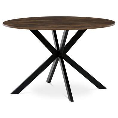 Stół jadalny 120 x 120 cm, stare drewno