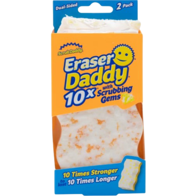 Scrub Daddy Eraser Daddy 10x mocniejsze magiczne gąbki 2 sztuki