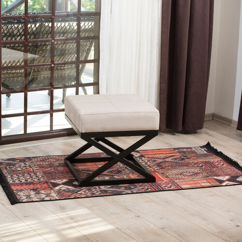 Polsterhocker Imle Beige