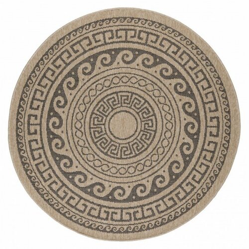 Teppich Comilla 0887 Black, Durchmesser 160 cm