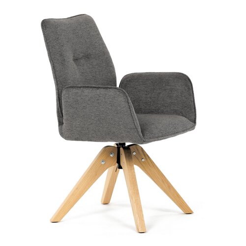 Scaun de sufragerie DCH-C2148 GREY2 cu materialimpermeabil