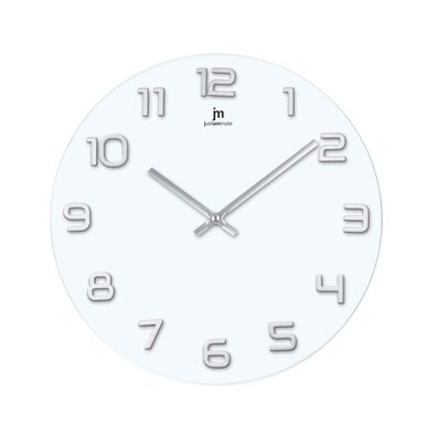 Lowell 14897BS Designerski zegar ścienny śr. 38 cm