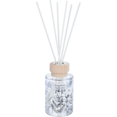 Vonjni difuzor Flora Collection, Črna vrtnica, 100ml, 6 x 9,5 cm