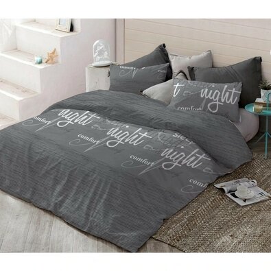 Lenjerie de pat din bumbac Beautiful sleep - Greydream , 140 x 200 cm, 70 x 90 cm