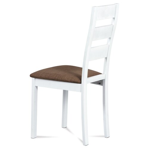 Scaun de masă din lemn masiv BC-2603 WT, alb