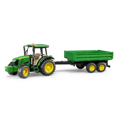 Bruder Farmer 2108 Traktor John Deere so sklápacím prívesom