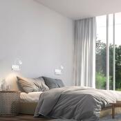 Rabalux 71090 nástěnná lampa s odkládacím prostorem Tacito, bílá