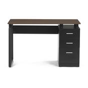 Masă de birou 3218 OAK, negru și stejar