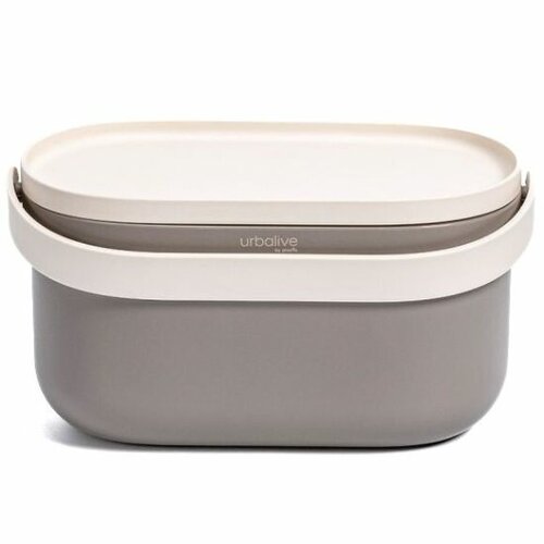 Plastia Bio-hulladékgyűjtő konténer kerettel észsákokkal, taupe, 3,1 l, barna termék 2. képe