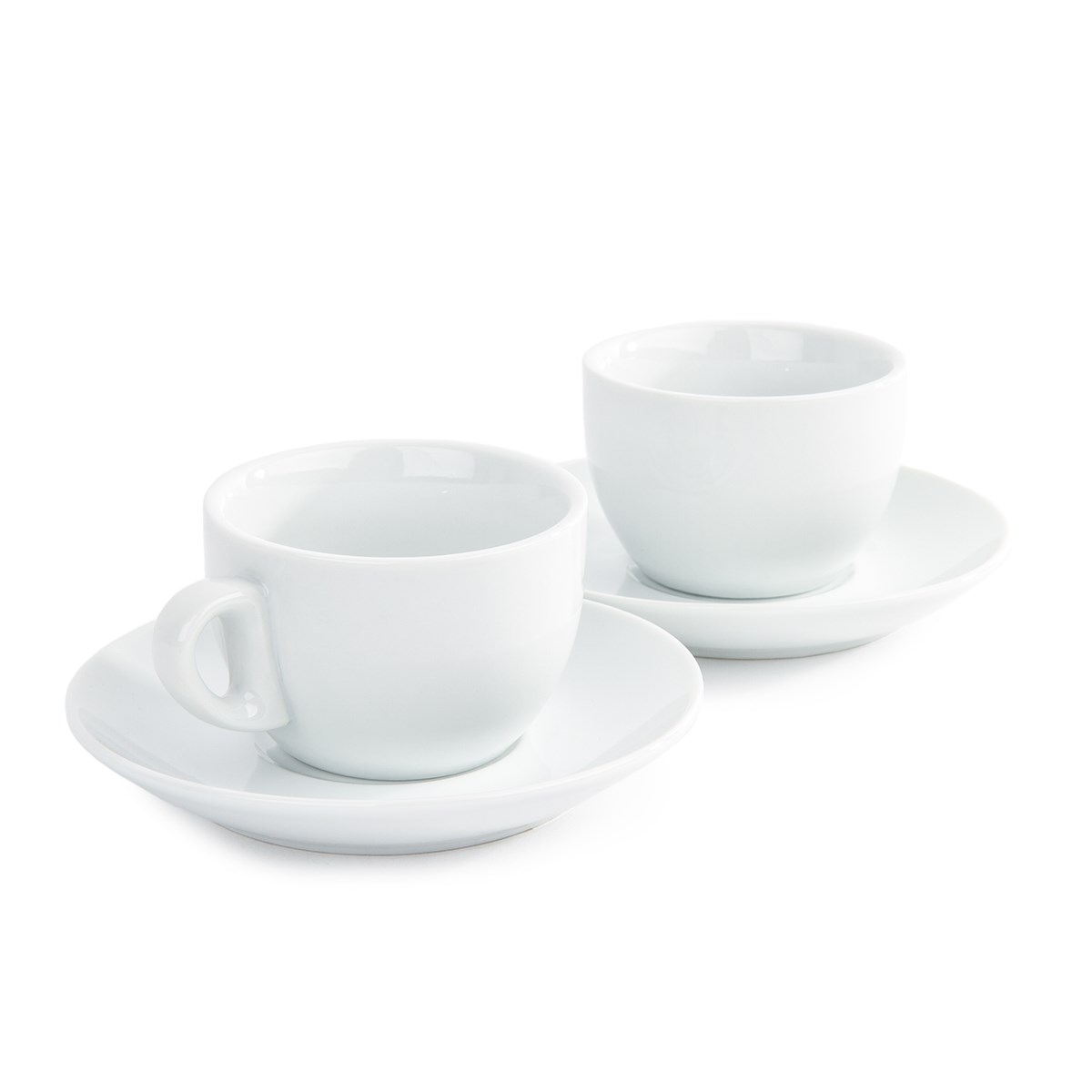 Domestic sada 2 šálok a 2 podšálok na Cappuccino, 180 ml