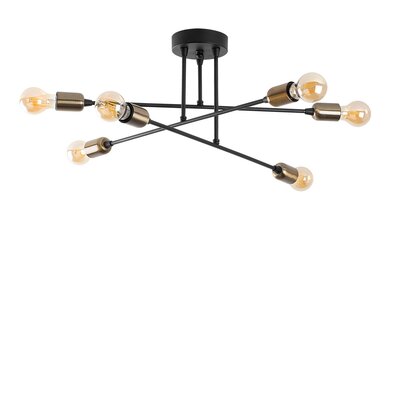 Lampa sufitowa Fleur - 1501, czarny
