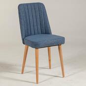 Esszimmerstuhl Vina Dark Blue and Atlantic Pine