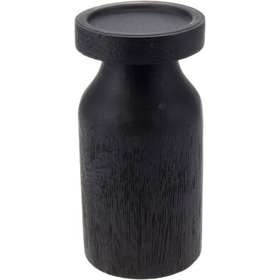 Підсвічник з дерева манго Thabo, 10 x 20 см, чорний