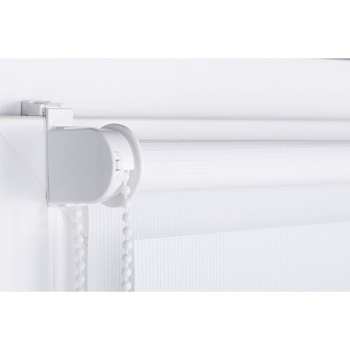 Рулонна штора ДЕНЬ і НІЧ біла, 57 x 150 см