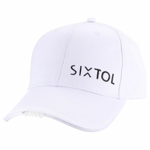 Șapcă cu LED Sixtol B-CAP 25lm, USB, uni, alb