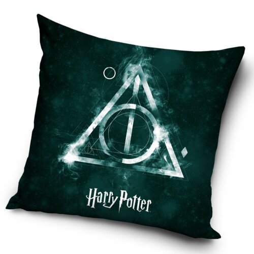 Harry Potter Halál ereklyéi párnahuzat, 40 x 40 cm