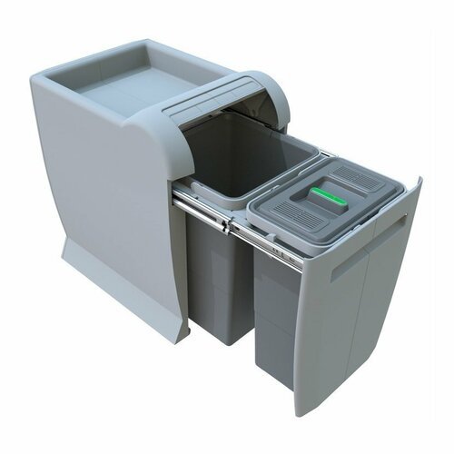 Elletipi Vgradni koš za smeti CITY - izvlečni, 12+ 8 l