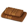 4Home Sada Bamboo Premium osuška a ručník hnědá, 70 x 140 cm, 50 x 100 cm