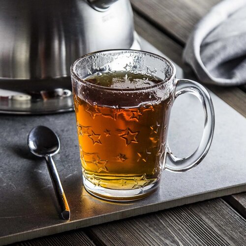 Altom Set mit 6 Glastassen Star 300 ml