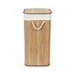 Compactor Bamboo szennyestartó kosár, szögletes,természetes