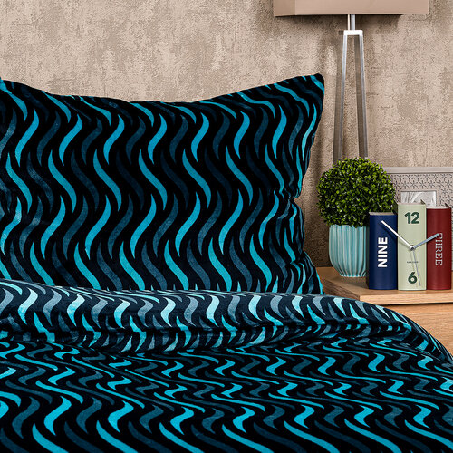Lenjerie de pat din micro-flanelă 4Home Wave, 140 x 220 cm, 70 x 90 cm
