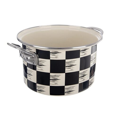 Orion emajlirana posoda Šachovnice Lem, 4 l,premer 22 cm