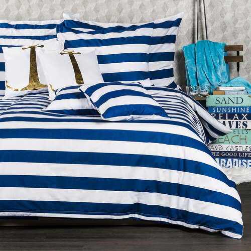 Lenjerie de pat din bumbac 4Home Navy, 140 x 200cm, 70 x 90 cm