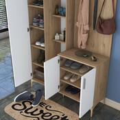 Predsieňová zostava Ewe White and Walnut