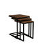 Masă pliabilă Ege Walnut, 3 buc