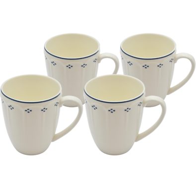 Mäser Komplet skodelic za kavo Lova Blue 390 ml, 4kos