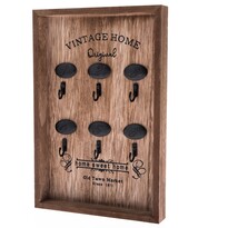 Drewniany wieszak na klucze Vintage Home, 20 x 30x 3 cm Drewniany wieszak na klucze Vintage Home, 20 x 30x 3 cm