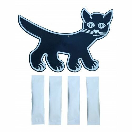 Plastia Sperietoare pentru păsări pisică 41 x 28cm negru