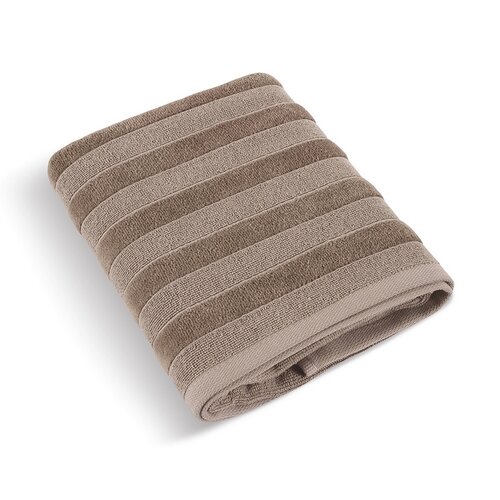 Ręcznik Luxie brązowy, 50 x 100 cm
