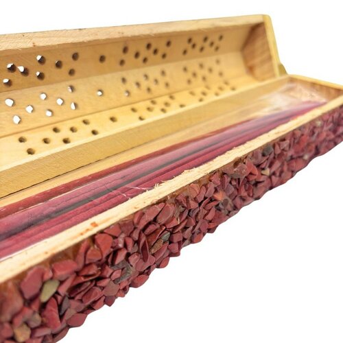 Arome Elements drevený box na vonné tyčinky, 10 tyčiniek, Oheň