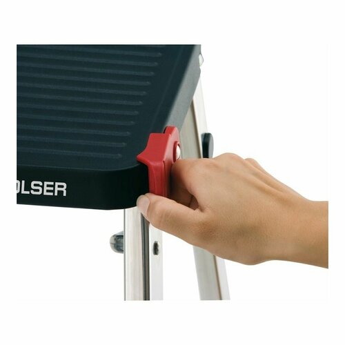 Rolser Klapptreppen M2 ALU Taburete, Schwarz