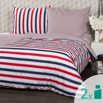 4Home duplaszett ágyneműhuzat Navy Red, 140 x 200 cm, 70 x 90 cm 4Home duplaszett ágyneműhuzat Navy Red, 140 x 200 cm, 70 x 90 cm