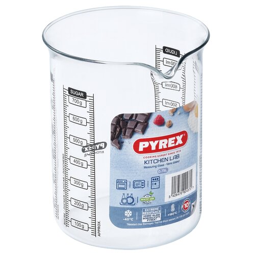 Pyrex üveg mérőpohár 0,75 l, 11 x 14 cm