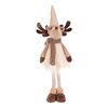 Decorațiune de Crăciun Ren în picioare, înălțime 51 cm, bej/maro