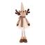 Vianočná dekorácia Sob stojaci, v. 51 cm, béžová/hnedá