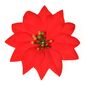 Sada vánočních růží 6 ks, červená, 11 cm