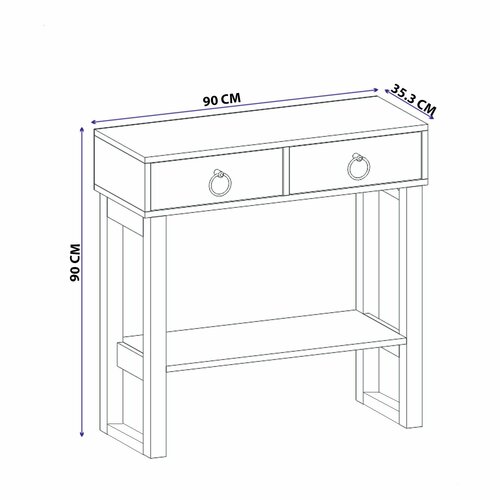 Masă decorativă Valeri White